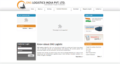 Desktop Screenshot of onslogistics.org
