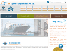 Tablet Screenshot of onslogistics.net